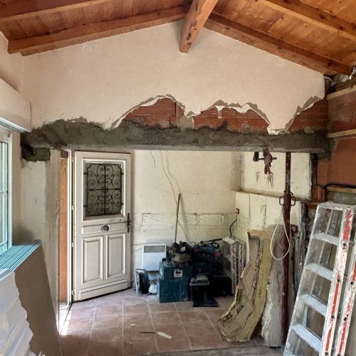 Transformation d’une dépendance en salle de sport avec douche toulouse 31 haute garonne (6)