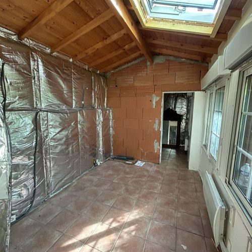 Transformation d’une dépendance en salle de sport avec douche toulouse 31 haute garonne