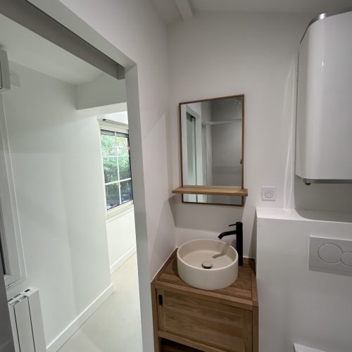 Transformation d’une dépendance maison en salle de sport avec douche toulouse 31 haute garonne (10)