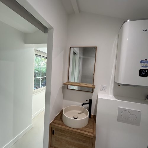 Transformation d’une dépendance maison en salle de sport avec douche toulouse 31 haute garonne (11)
