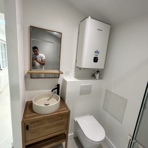 Transformation d’une dépendance maison en salle de sport avec douche toulouse 31 haute garonne (13)