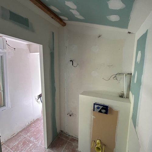 Transformation d’une dépendance maison en salle de sport avec douche toulouse 31 haute garonne (3)