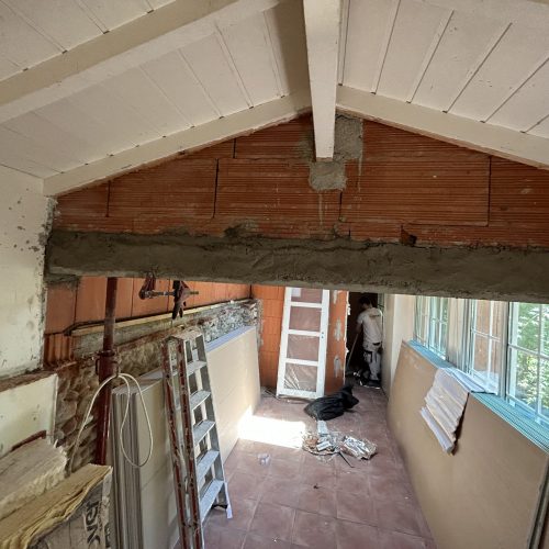 Transformation d’une dépendance maison en salle de sport avec douche toulouse 31 haute garonne